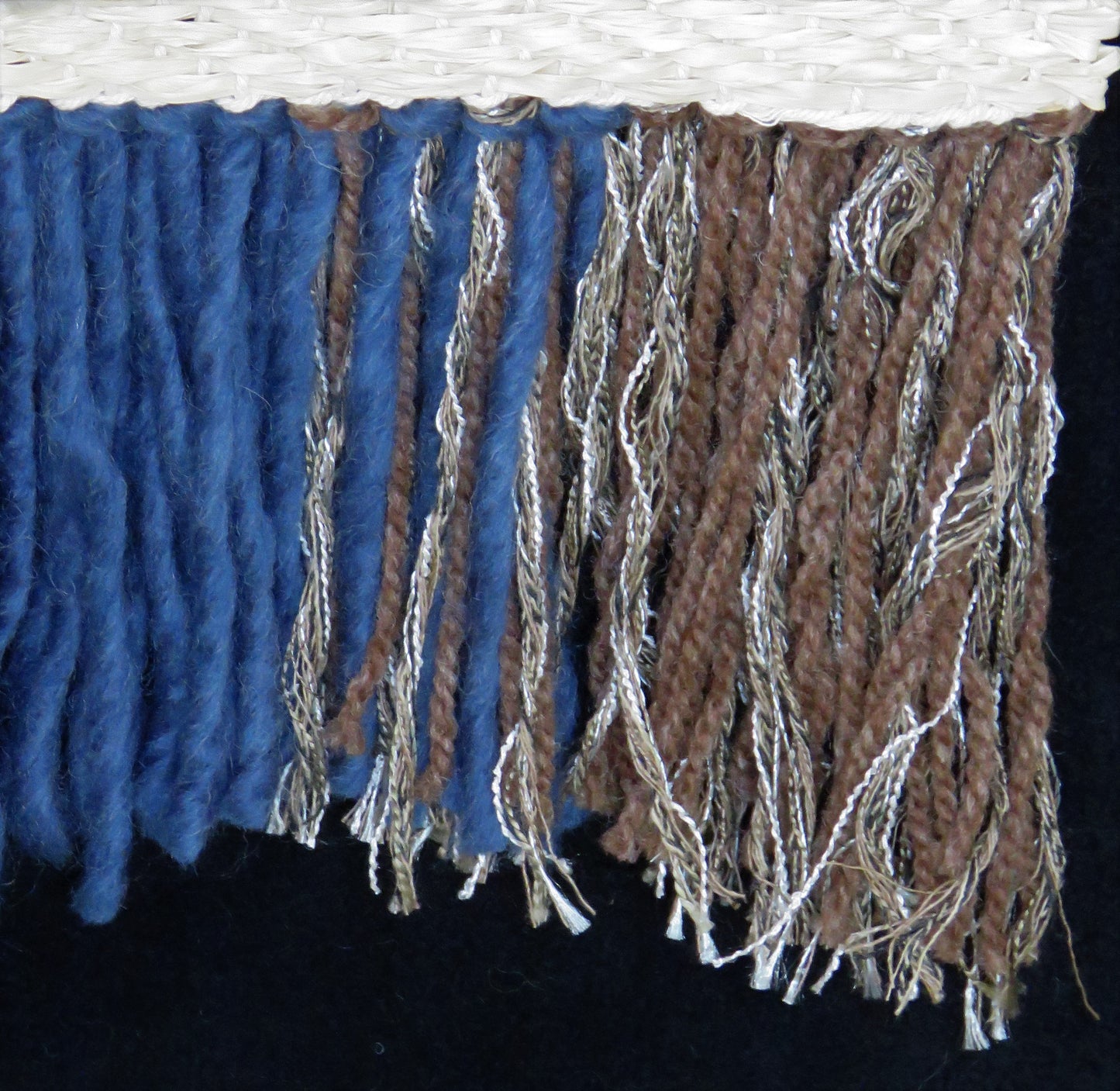 Tapestry, medium, blue and brown