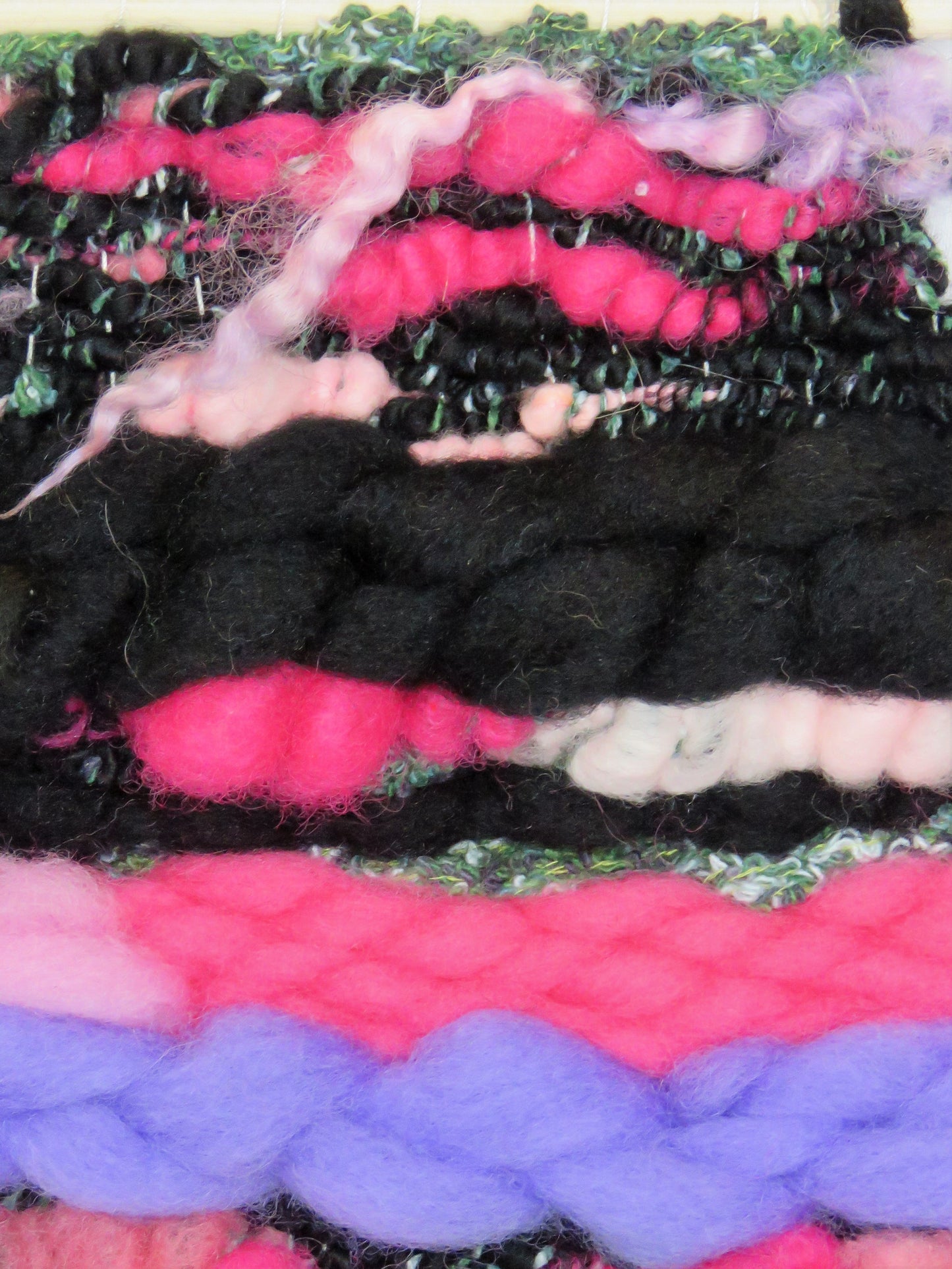 Tapestry, medium, pink and black